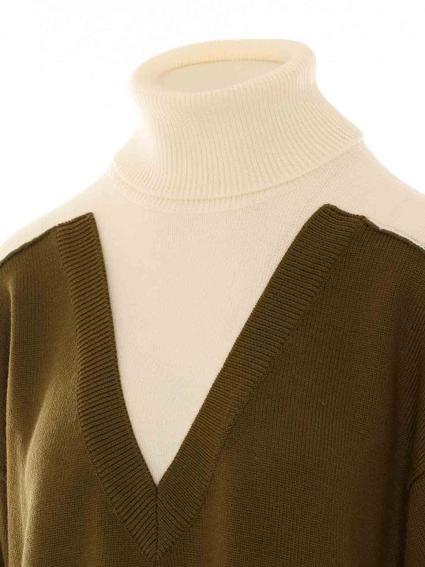 The Best Shops MM6 MAISON MARGIELA: クルーネック - クルーネック - 緑