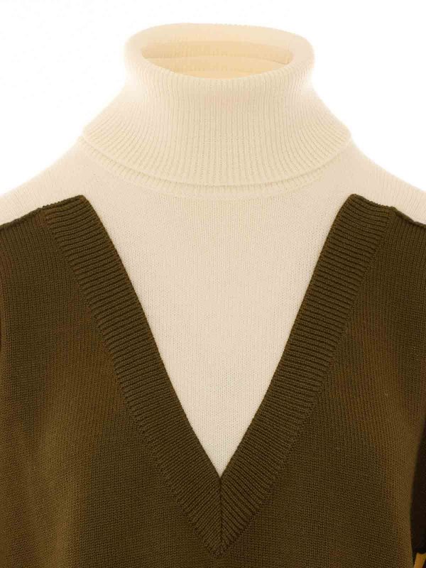 クルーネック - 緑 shop online: MM6 MAISON MARGIELA