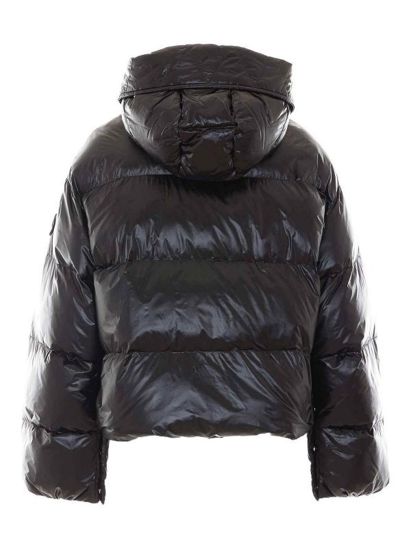 MULBERRY: padded jackets online - black impasto down jacket