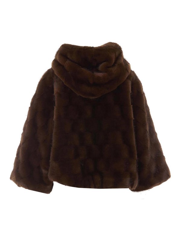 MULBERRY: Pelz und Shearling online - Pelz - Braun