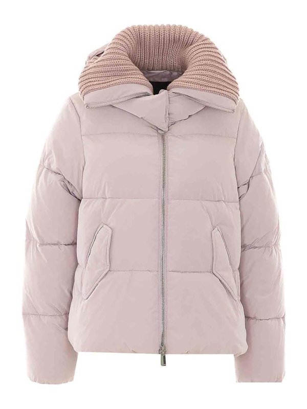 MULBERRY: padded jackets - lilac dianthus down jacket
