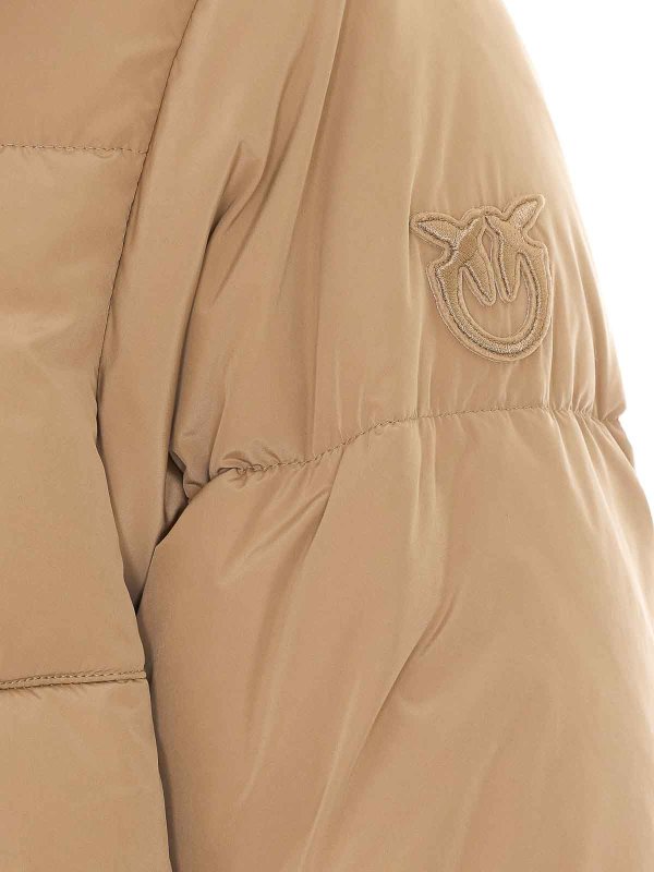 The Best Shops MULBERRY: padded jackets - beige dianthus down jacket