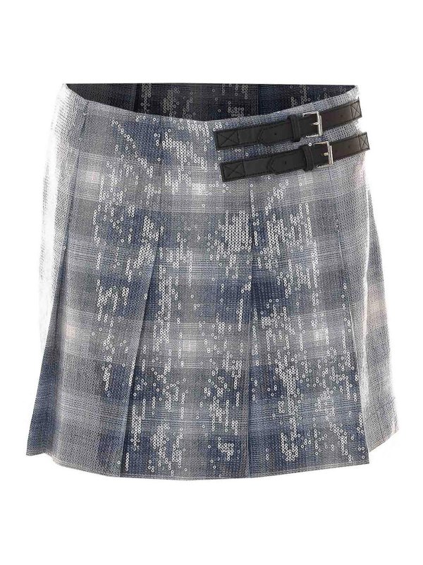 MULBERRY: Jupes midi et au genou - Jupe Midi - Bleu