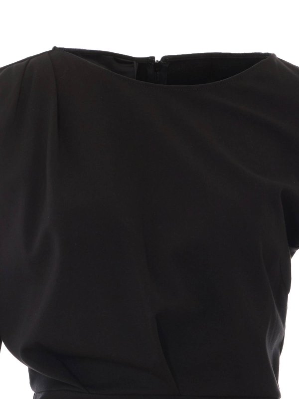 膝丈ドレス - 黒 shop online: MULBERRY