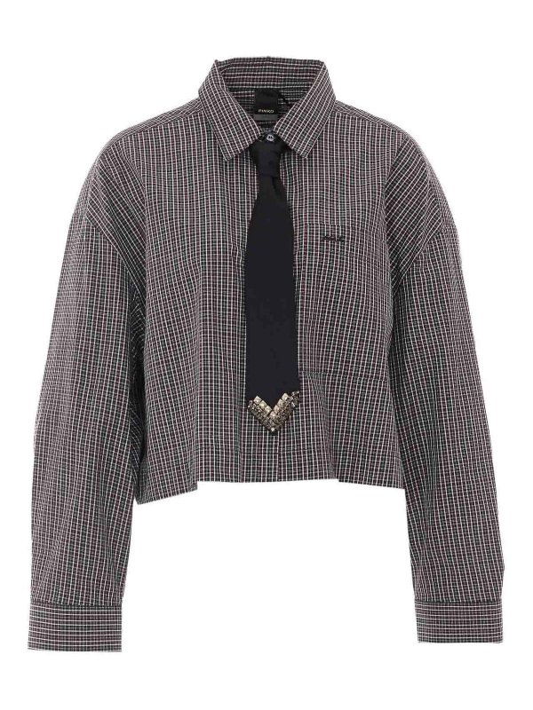 MULBERRY: camicie - camicia a quadri multicolor