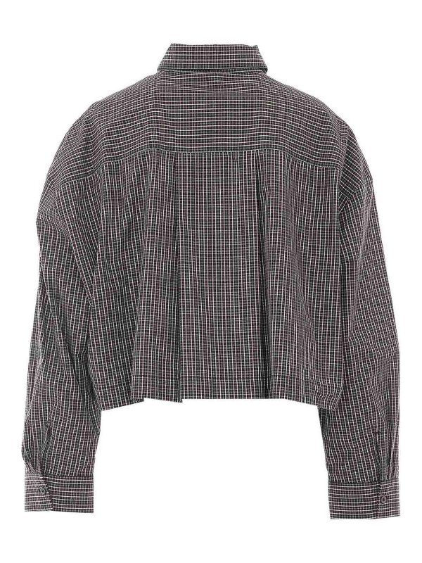 MULBERRY: camicie online - camicia a quadri multicolor