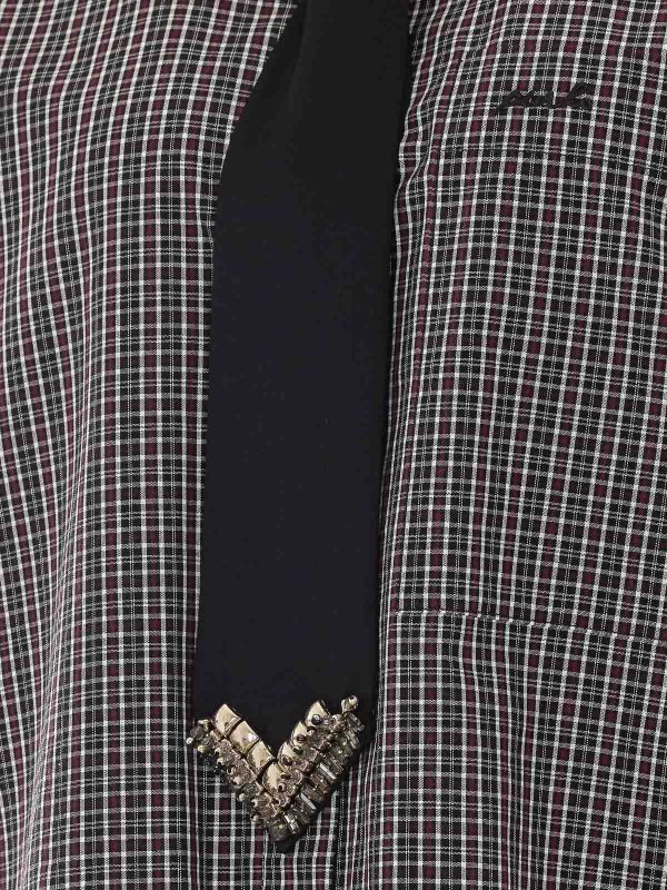 The Best Shops MULBERRY: camicie - camicia a quadri multicolor