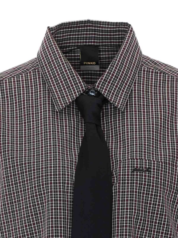 camicia a quadri multicolor shop online: MULBERRY