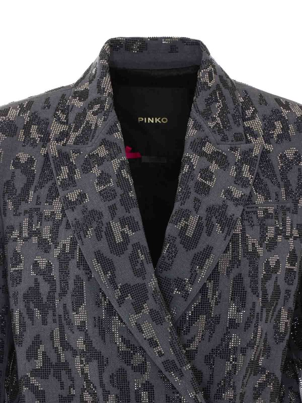 grey jaguar jacket shop online: MULBERRY