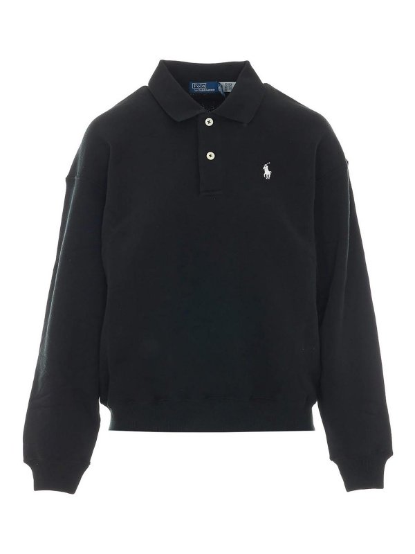 POLO RALPH LAUREN: ポロシャツ - ポロシャツ - 黒