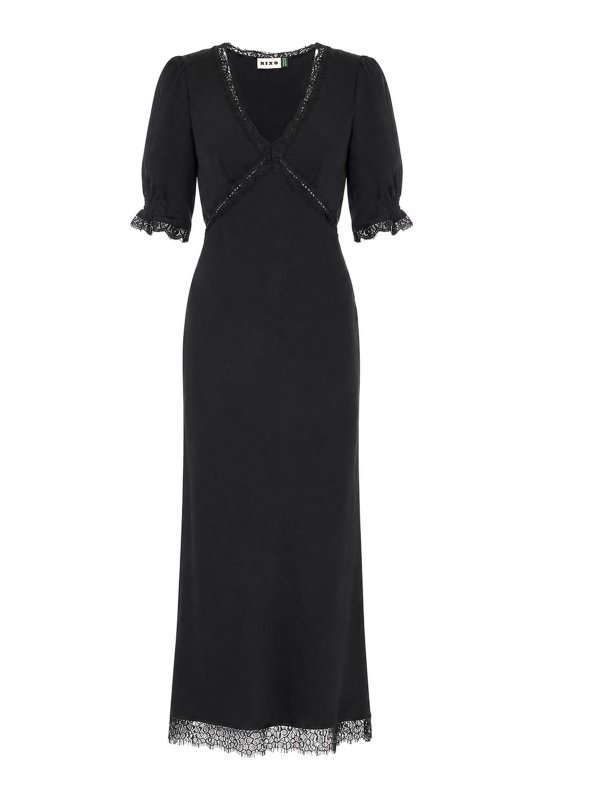 RIXO: Robes courtes - Robe Courte - Noir