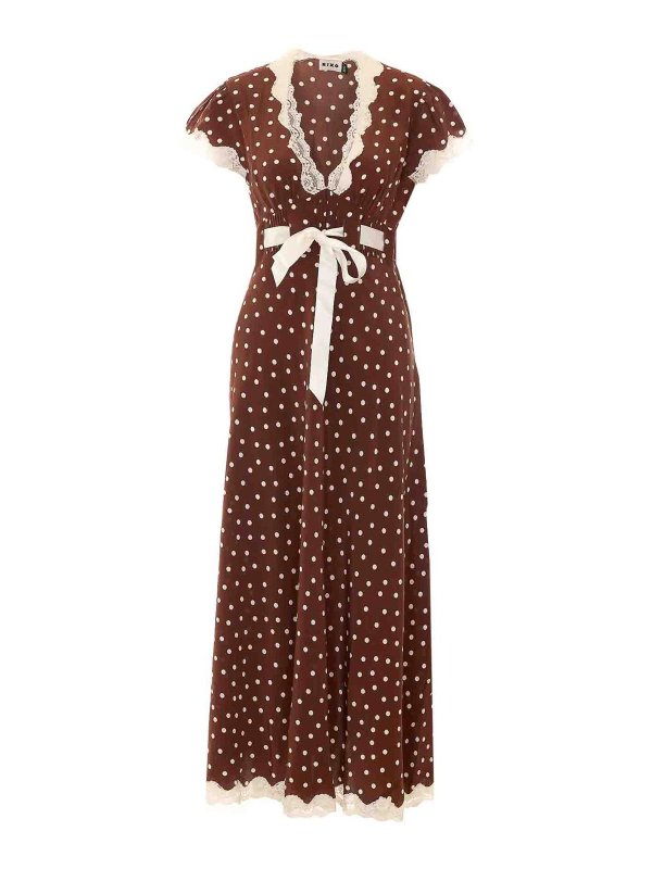 RIXO: Robes courtes - Robe Courte - Marron
