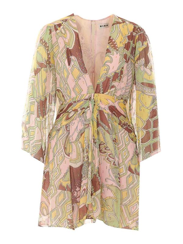 RIXO: Robes courtes - Robe Courte - Vert