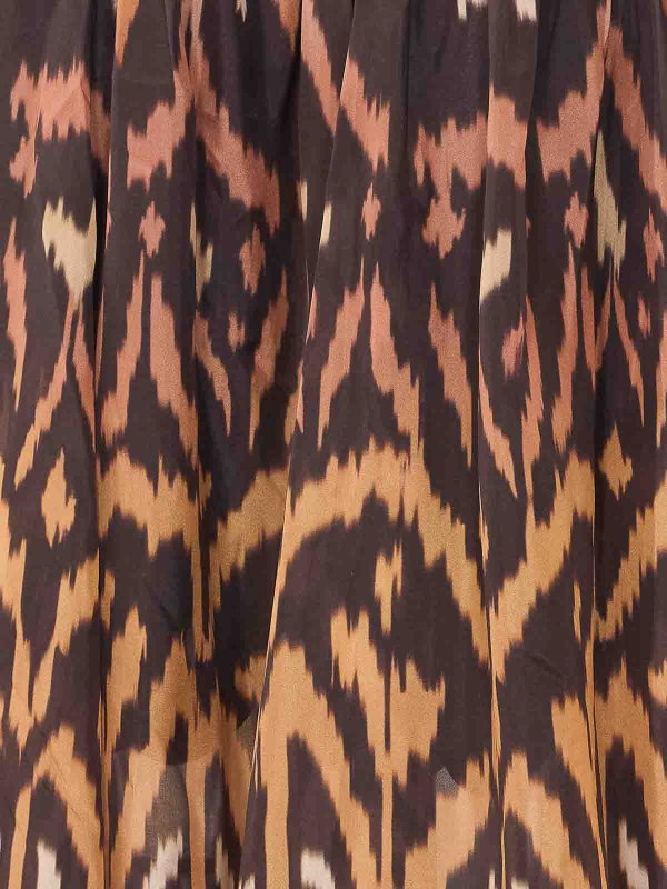 The Best Shops ZIMMERMANN: Knielange und Midi Röcke - Midirock - Braun
