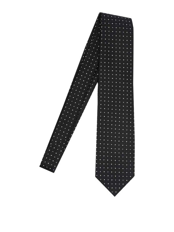 TOM FORD: Cravates & noeuds papillon - Cravate - Noir