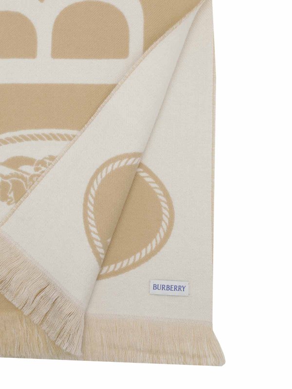 BURBERRY: scarves online - sand scarf