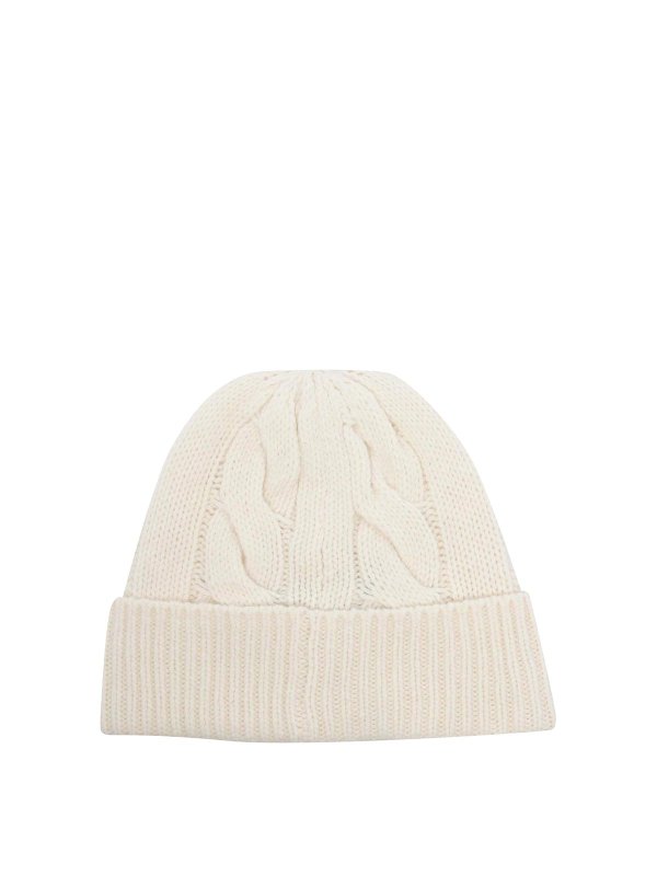 POLO RALPH LAUREN: ニットキャップ online - ビーニー帽 - 白