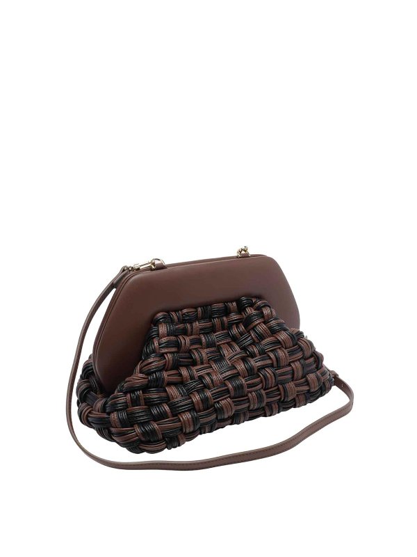 THEMOIRè: totes bags online - Tia microweaved handbag