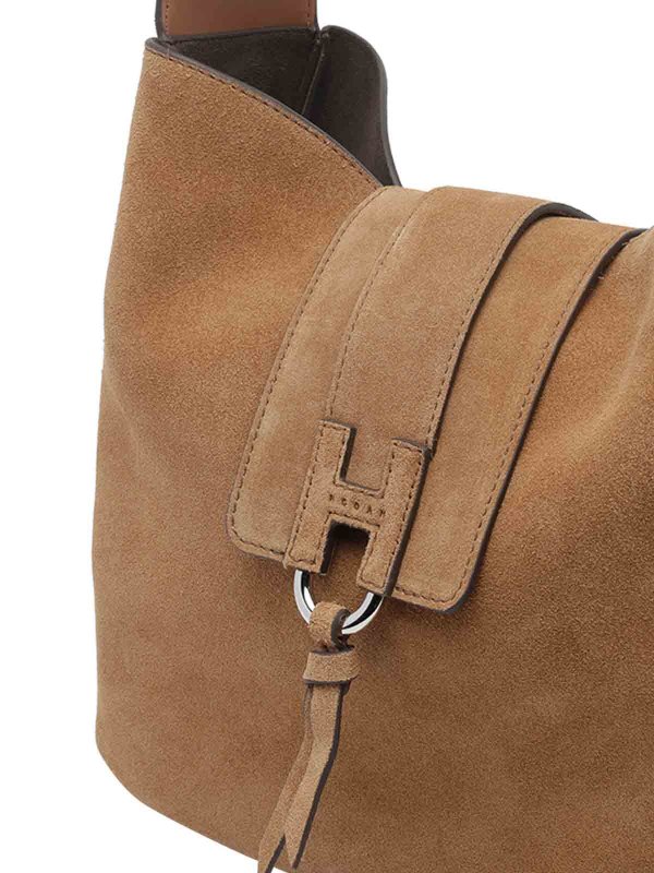 borsa a tracolla marrone shop online: HOGAN