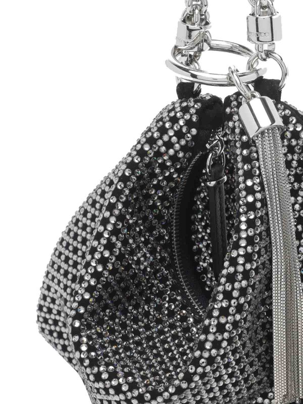 バケットバッグ - 黒 shop online: JIMMY CHOO