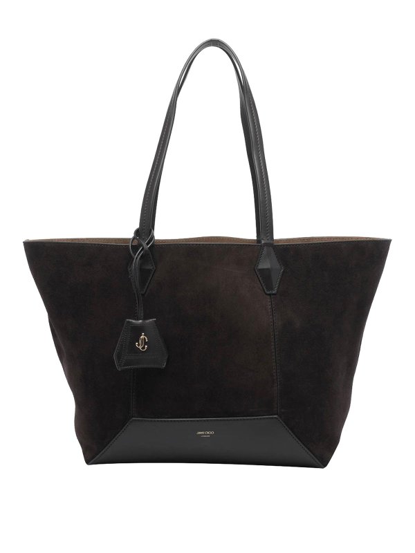 JIMMY CHOO: Handtaschen - Shopper - Braun