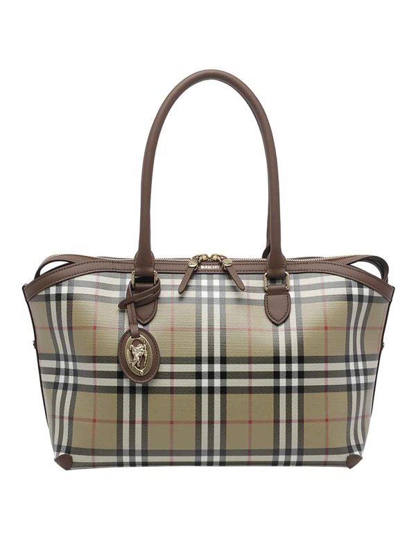 BURBERRY: Sacs à main - Sac Cabas - Vert