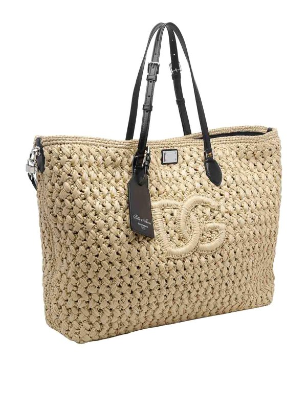 DOLCE & GABBANA: Handtaschen online - Shopper - Beige