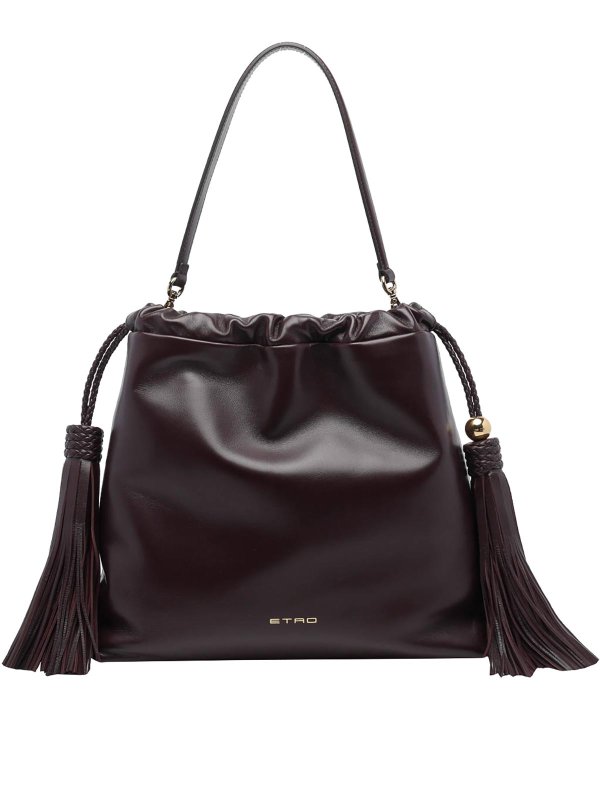 ETRO: Handtaschen - Shopper - Rot