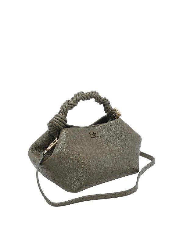 GANNI: Handtaschen online - Shopper - Grün