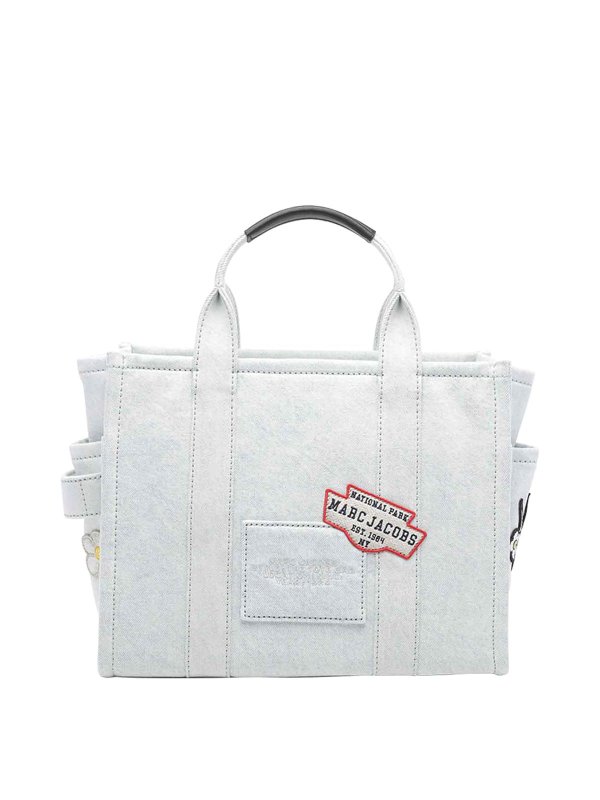 The Best Shops MARC JACOBS: totes bags - The camp patchwork denim tote bag