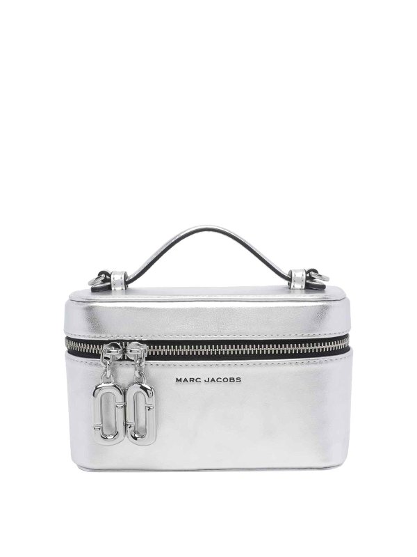 MARC JACOBS: クロスボディバッグ - クロスボディバッグ - 銀