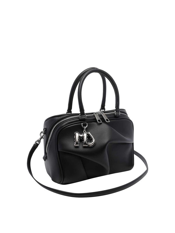 MARC JACOBS: borse a tracolla online - nera la borsa ondulata