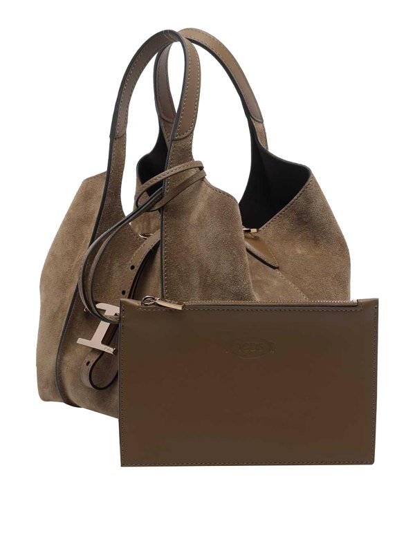 トートバッグ - ブラウン shop online: TOD