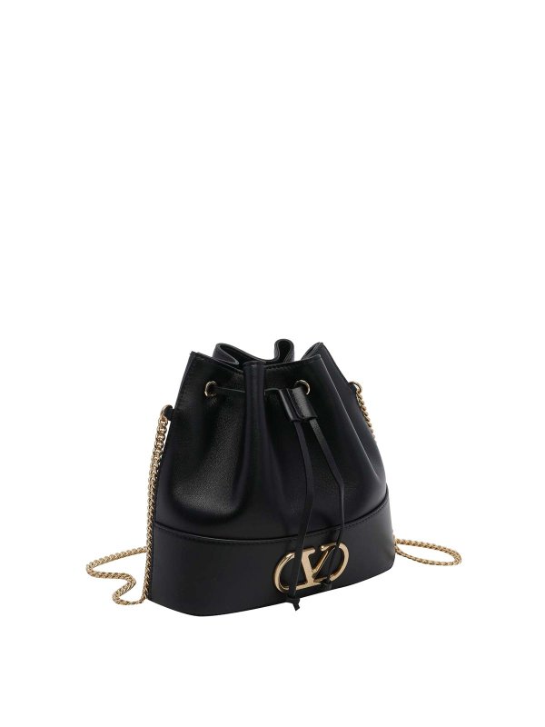 VALENTINO GARAVANI: バケットバッグ online - バケットバッグ - 黒
