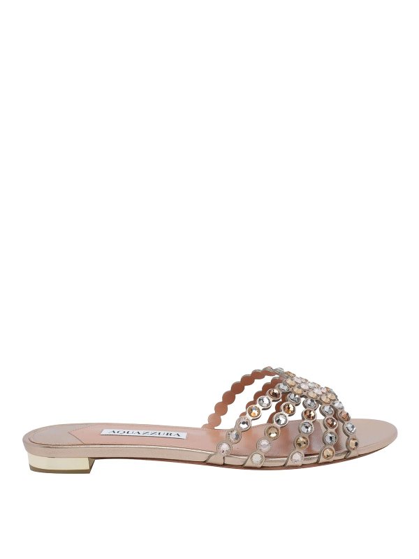 Aquazzura: サンダル - サンダル - 金
