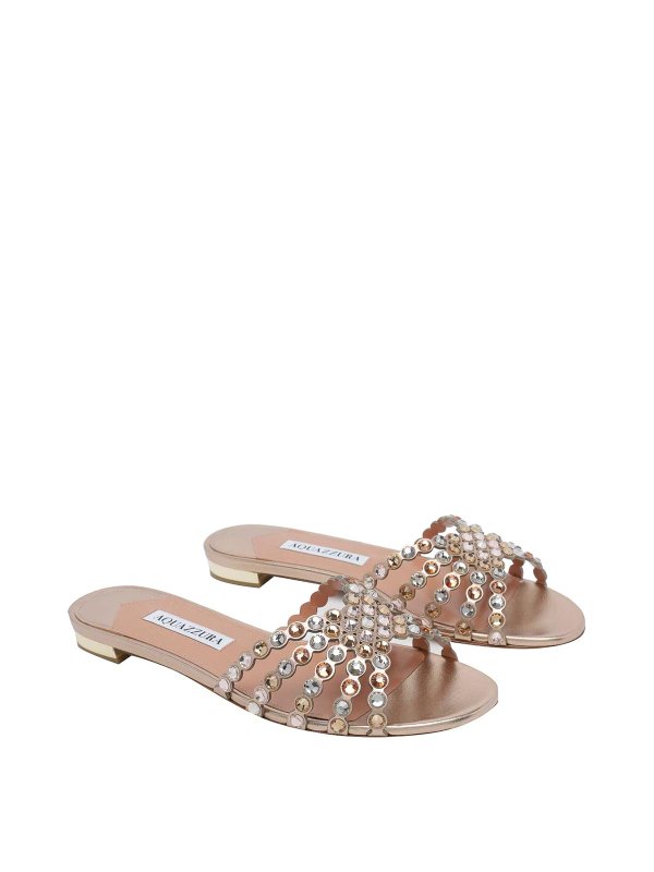 Aquazzura: サンダル online - サンダル - 金