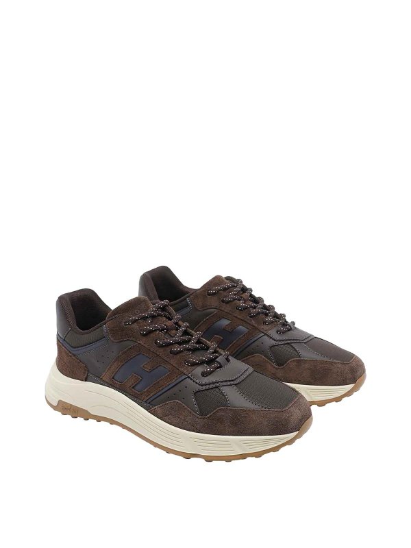 HOGAN: trainers online - brown hyperlight sneakers