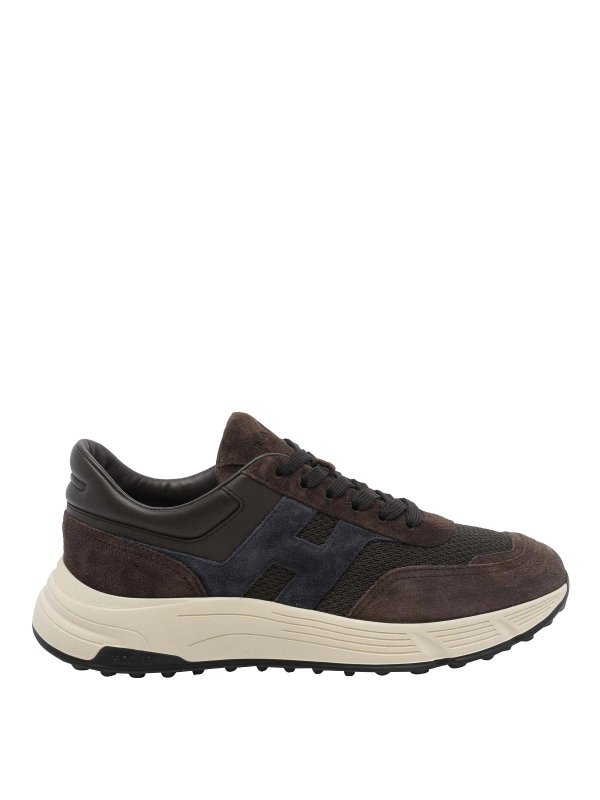 HOGAN: trainers - brown hyperactive sneakers