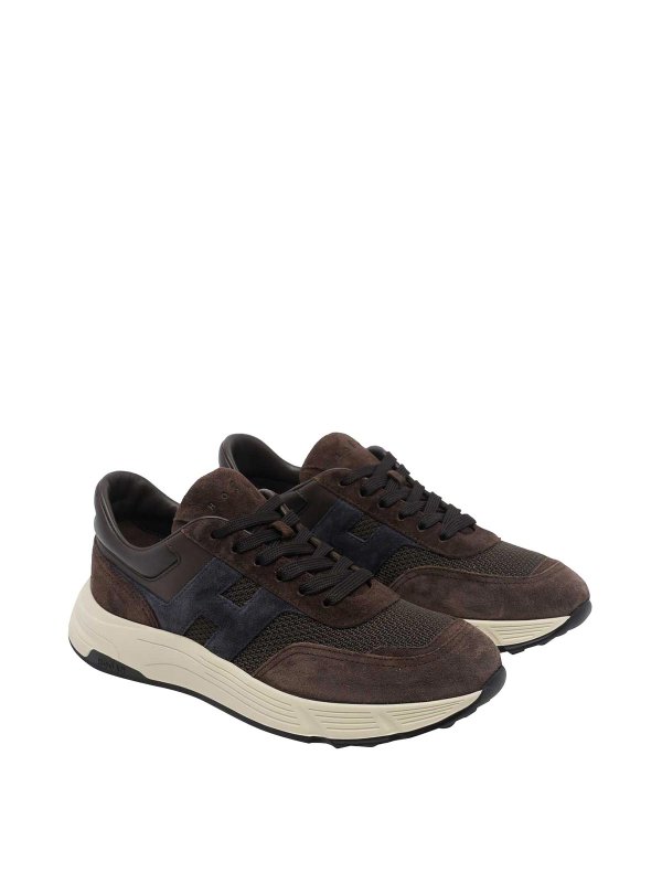 HOGAN: trainers online - brown hyperactive sneakers