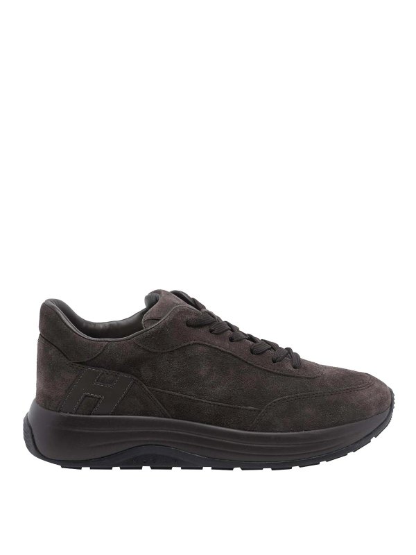 HOGAN: Chaussures de sport - Baskets - Marron