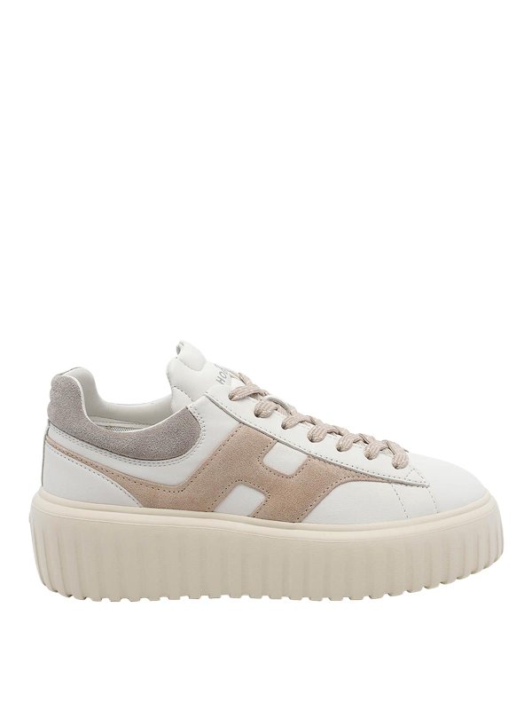 HOGAN: Chaussures de sport - Baskets - Beige