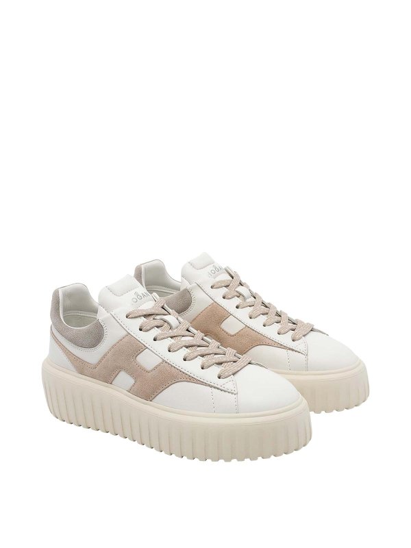 HOGAN: Chaussures de sport online - Baskets - Beige