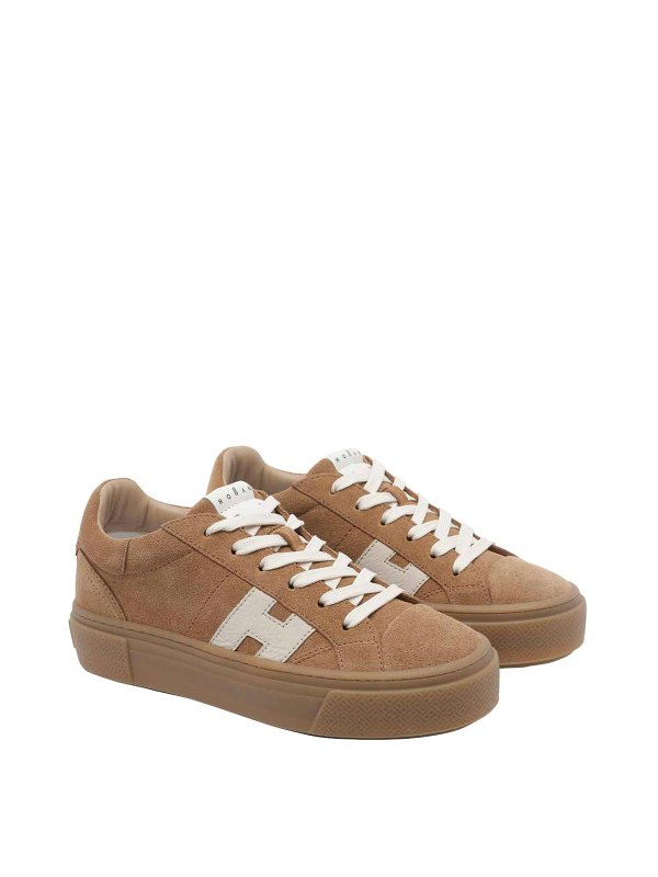 HOGAN: Chaussures de sport online - Baskets - Marron