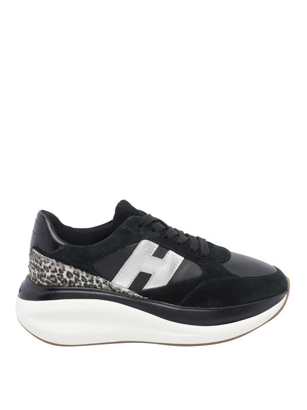 HOGAN: Chaussures de sport - Baskets - Noir