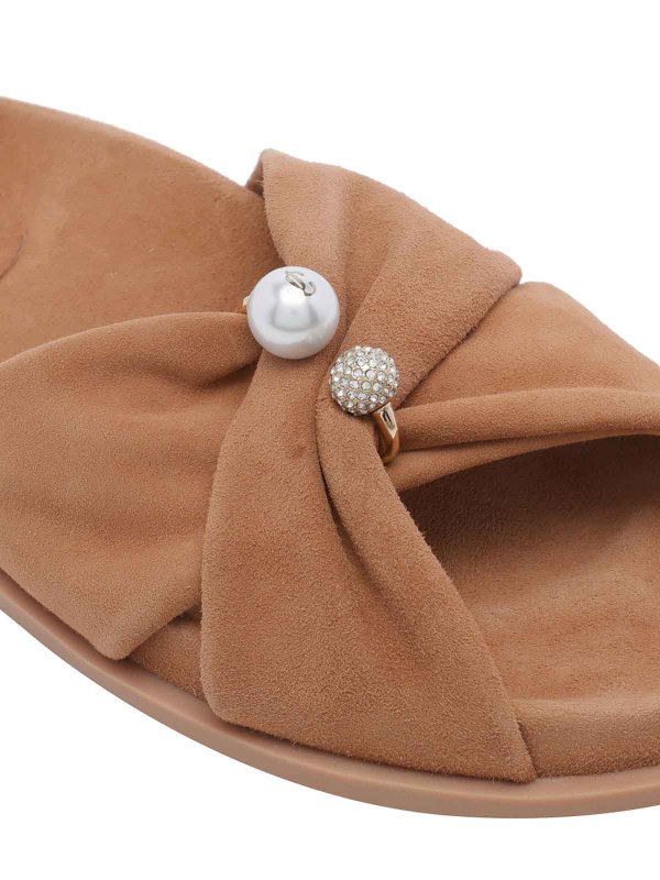 サンダル - ブラウン shop online: JIMMY CHOO