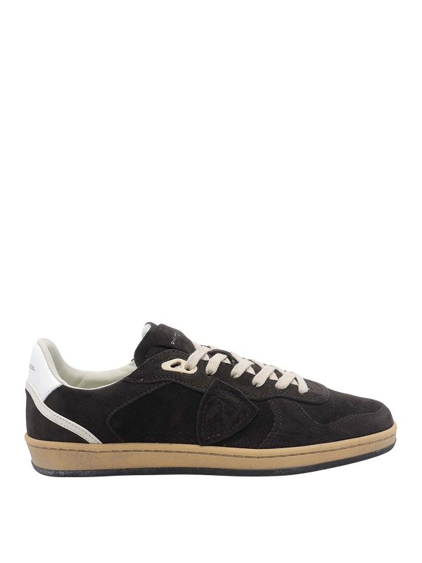 PHILIPPE MODEL: trainers - brown pgal sneakers