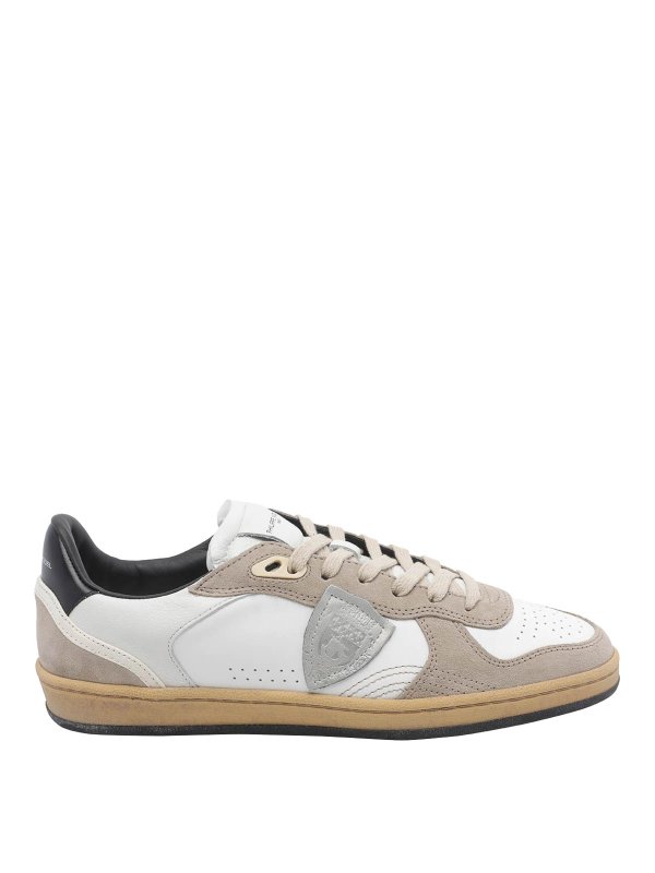 PHILIPPE MODEL: trainers - beige pgal sneakers