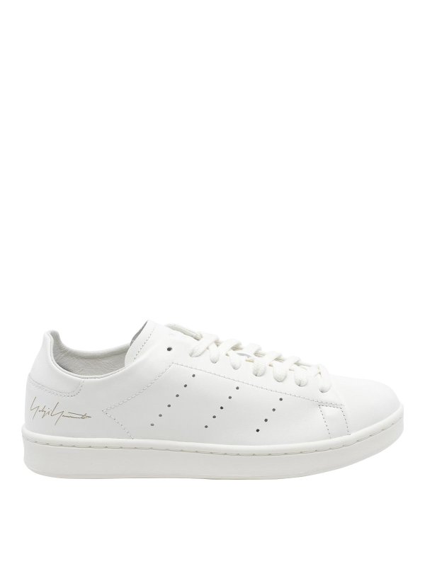 Y-3: Chaussures de sport - Baskets - Blanc