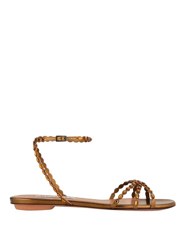 Aquazzura: サンダル - サンダル - 金
