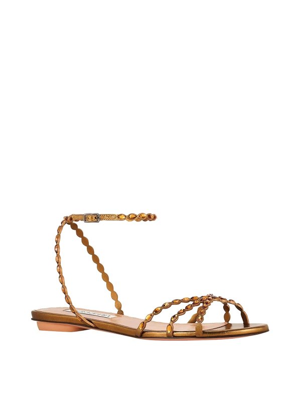 Aquazzura: サンダル online - サンダル - 金
